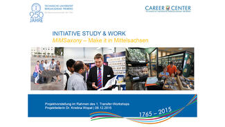 Projektpräsentation: MiMSaxony – Make it in Mittelsachsen